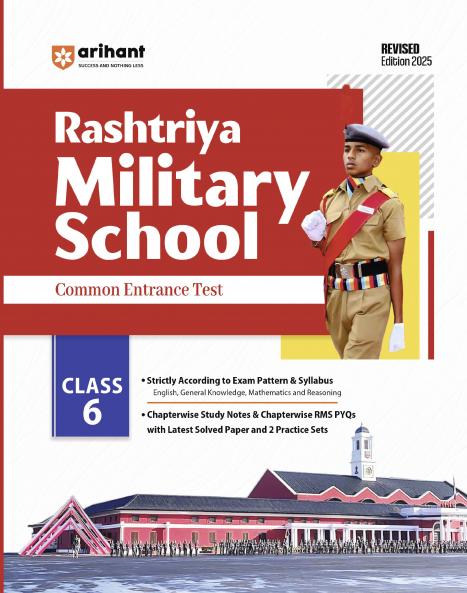 Rashtriya Military School (RMC) Common Entrance Test (CET) 2025 Class 6 | Study Guide | English Medium