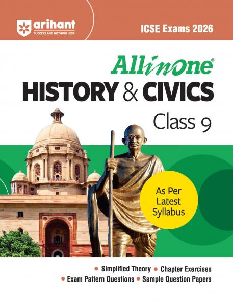 ICSE All in one History & Civics Class 9 Exam 2025-26 | Chapter Exercise Exam Pattern &  Sample Question Papers