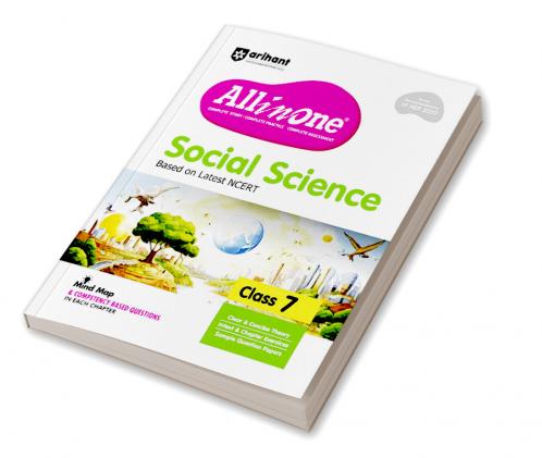 CBSE All in One Social Science Class 7 Exam 2025-26 | Sample Question Papers, Mind Map & Competency Based Questions | Based on Latest NCERT