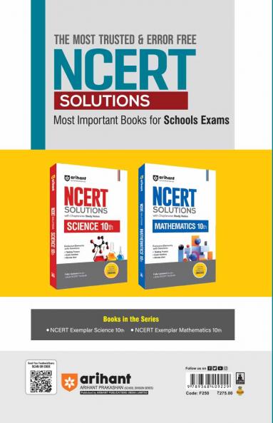 NCERT EXEMPLAR Problems - Solutions Mathematics 10th 2025-26