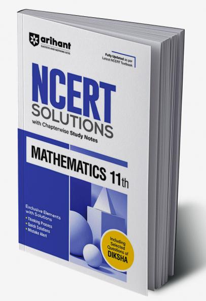 NCERT Solutions Mathematics Class 11th with Chapterwise Study Notes | English Medium