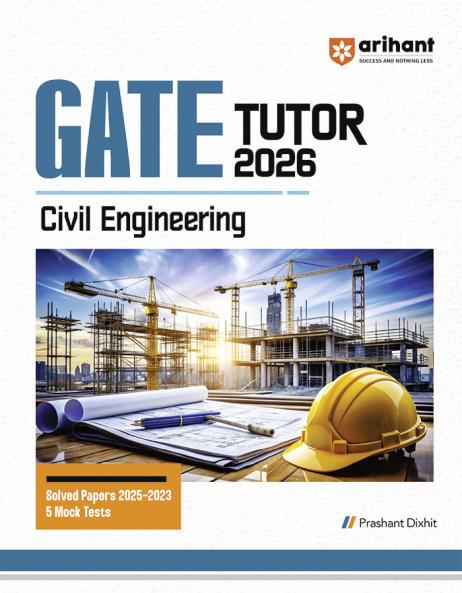 GATE Tutor Civil Engineering Exam 2026 | With Solved Papers 2025-23 & 5  Mock Tests by Prashant Dixhit