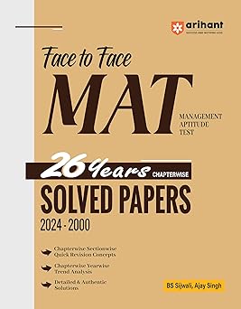Face To Face Cat Mat Solved Paper