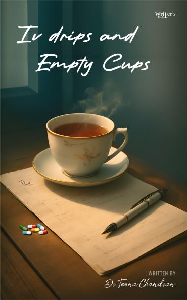 Iv drips and empty cups