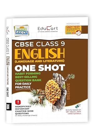 Educart CBSE Class 9 English Language and Literature One-shot Question Bank 2026 (Strictly for 2025-26 Exam)  (Paperback Educart)