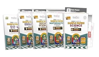 Educart CBSE Sample Paper Class 10 2025-26 - Science Mathematics Standard Social Science English & Hindi B (Introducing exclusive step-by-step new practice concept on 2026 pattern) Set of 5 Books