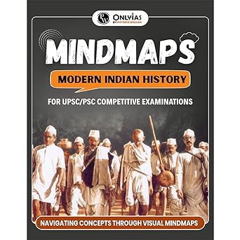 PW UPSC Mindmaps Modern Indian History For UPSC/PSC Competitive Examinations | Navigating Concepts Through Visual Mindmaps