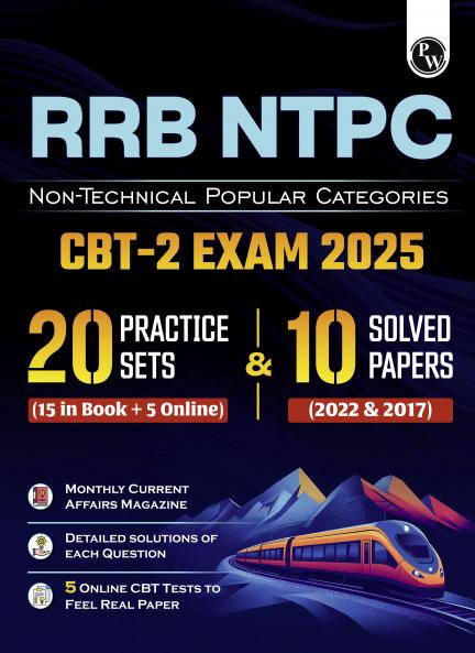 RRB NTPC CBT-2 (Non-Technical Popular Categories) 20 Practice Sets & 10 Solved PapersFor 2025 Exam English