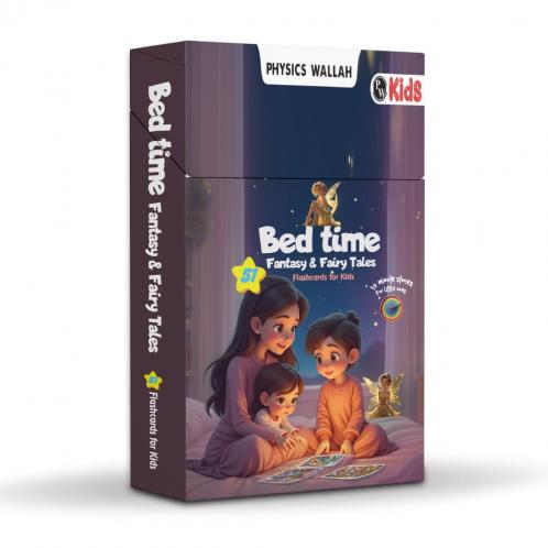 PW Bedtime Fantasy and Fairy Tales 51 Flashcards For Kids For 3+ Years Old | Short Stories with Colorful Pictures | Fairy Tales For Kids | Thoughtful Gifts For Growing Kids