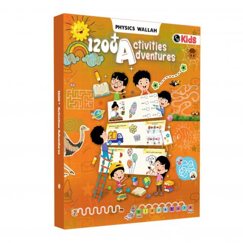 PW Activities Book For Kids 4+ Years Old | 1200+ Adventure Activities | Puzzles Mind Games Maze and Challenges Designed Activity Book For Growing Kids For Endless Fun