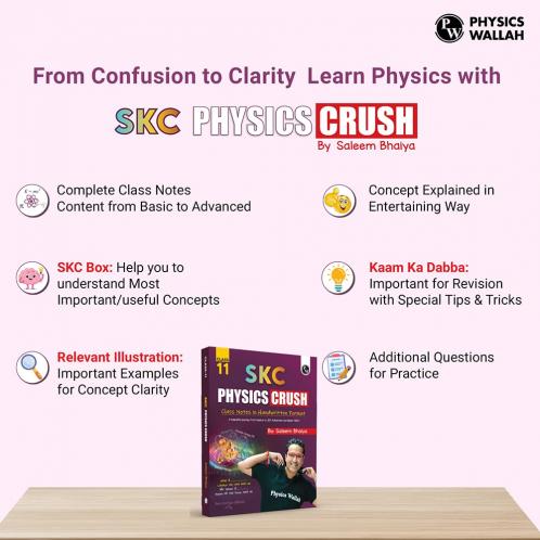 PW SKC Physics Crush Class 11 Handwritten Format Notes By Saleem Sir For JEE and NEET Exams | A Beautiful Journey From Basic to JEE Advanced via JEE/ NEET