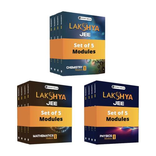 PW Lakshya For JEE Main & Advanced Class 12 Physics Chemistry and Mathematics Modules with Solutions Combo Set of 15 Books For 2025-2026 Exams [Paperback] Physics Wallah