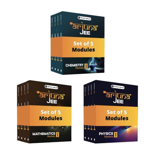 PW Arjuna For JEE Main & Advanced Class 11 Physics Chemistry and Mathematics Modules with Solutions Combo Set of 15 Books For 2025-2026 Exams [Paperback] Physics Wallah
