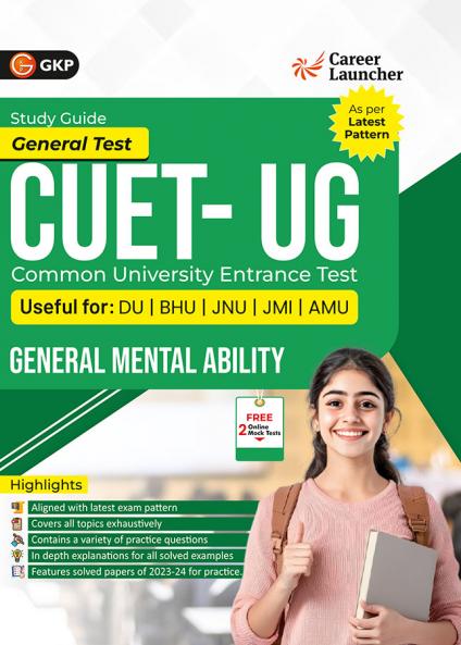 GKP NTA CUET UG 2025 : General Mental Ability by Career Launcher