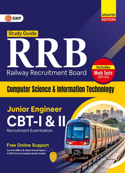 GKP RRB JE 2025–26 Computer Science & Information Technology Guide | CBT-I (Non-Technical) & CBT-II (Technical) | 2 Mock Tests