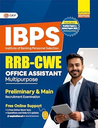 GKP IBPS 2025 : RRB-CWE Office Assistant (Multipurpose) Preliminary & Main - Guide