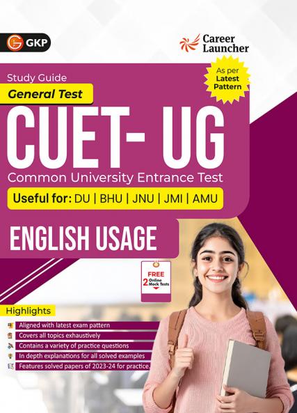 GKP NTA CUET UG 2025 : English Usage by Career Launcher