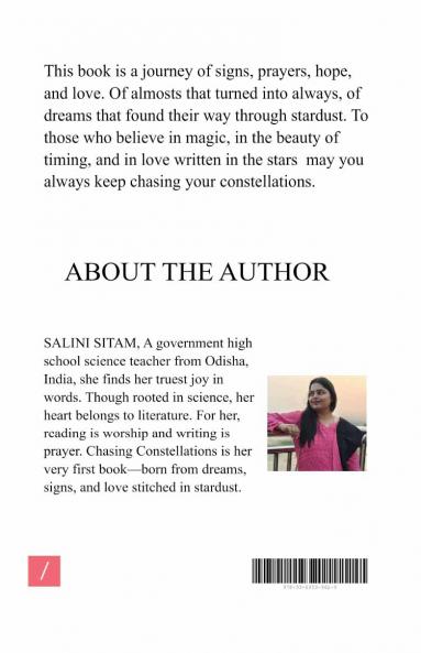 Chasing Constellations   Poetry woven with dreams destiny and wonders.