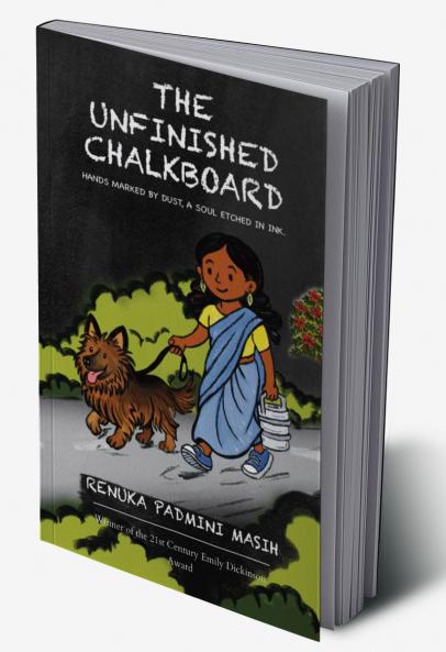 The Unfinished Chalkboard-Hands Marked by Dust A Soul Etched in Ink.