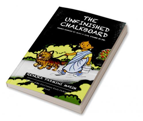 The Unfinished Chalkboard-Hands Marked by Dust A Soul Etched in Ink.