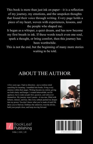 My First Breathe in Ink