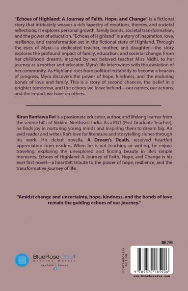 Echoes of Highland: A journey of faith hope and change.