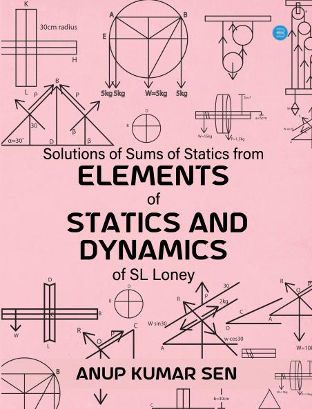 Solutions of Sums of Statics from Elements of Statics and Dynamics of SLLoney