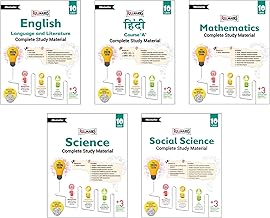 Full Marks Class 10 Combo of 5 Books - English Lang & Lit + Hindi A + Mathematics + Science + Social Science | Complete Study Material