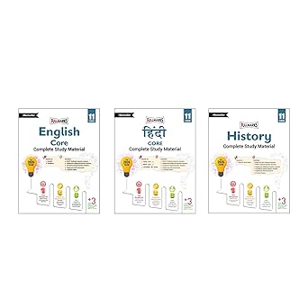 Full Marks Class 11 Combo of 3 Books - English Core + Hindi Core + History | Complete Study Material