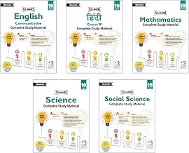 Full Marks Class 10 Combo of 5 Books - English Comm + Hindi B + Mathematics + Science + Social Science | Complete Study Material
