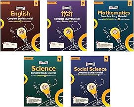 Full Marks Class 7 Combo of 5 Books - English (POORVI) + Hindi (MALHAR) + Mathematics (GANITA PRAKASH) + Science (CURIOSITY) + Social Science (EXPLORING SOCIETY) | Complete Study Material