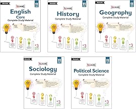 Full Marks Class 11 Combo of 5 Books - English Core + History + Geography + Sociology + Political Science | Complete Study Material