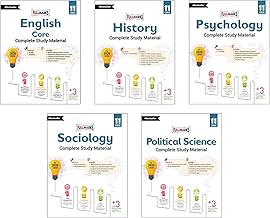 Full Marks Class 11 Combo of 5 Books - English Core + History + Psychology + Sociology + Political Science | Complete Study Material