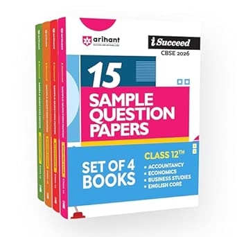 CBSE I Succeed Sample Question Papers  Accountancy EconomicsBusiness Studies & English Core Class 12th