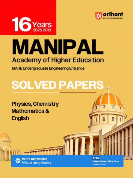 Manipal Engineering Solved Papers & 5 Mock Test