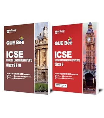 Que Bee ICSE Literature In English (Paper 2)English Language (Paper 1) Class 9th