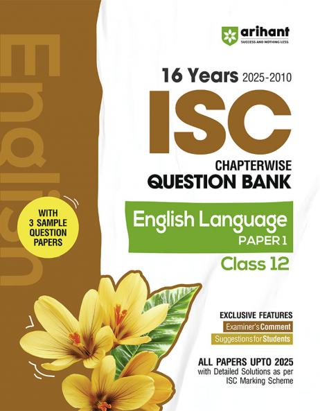 ISC Chapterwise English Language 12th