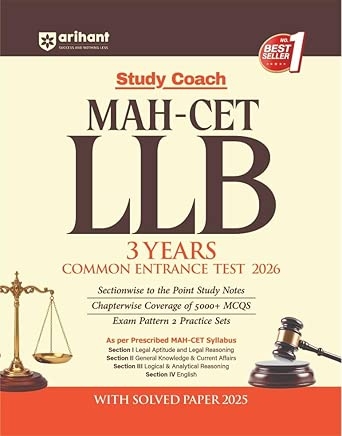 Study Coach MAH-CET LLB 3 Years Common Entrance Test 2026