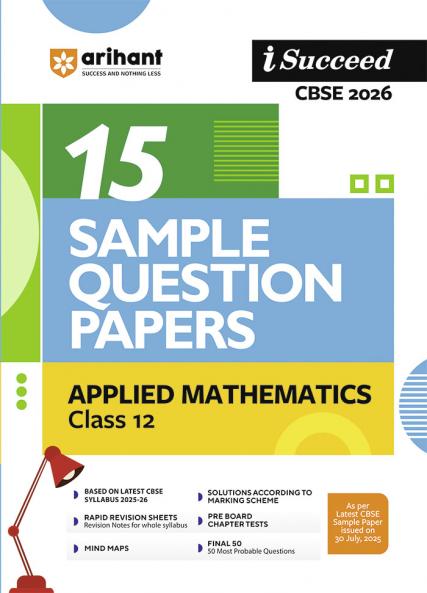 CBSE Sample Applied Mathematics 12th
