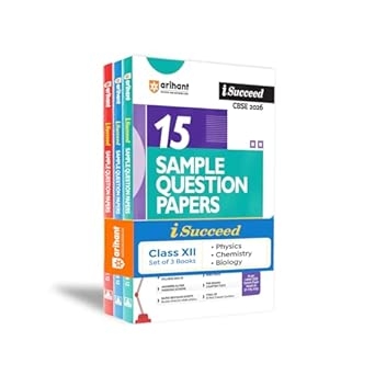 CBSE I Succeed Sample Question Papers  Physics Chemistry & Biology Class 12th