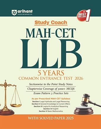 Study Coach MAH-CET LLB 5 Years Common Entrance Test 2026