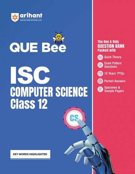QUE BEE ISC COMPUTER SCIENCE 12TH CLASS