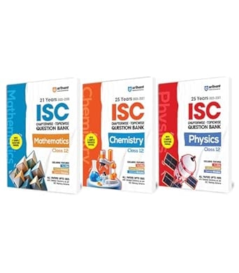 Arihant ISC Chapterwise-Topicwise Question Bank  Physics ChemistryMathematics Class 12