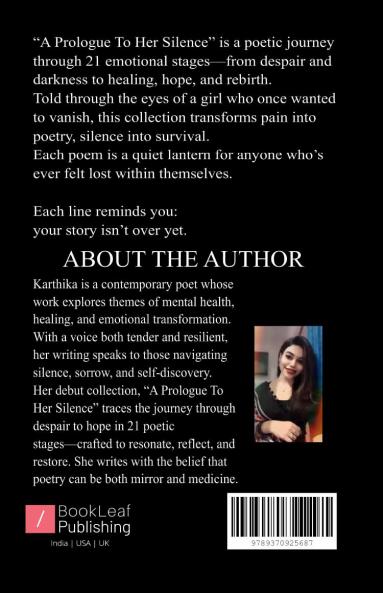 A Prologue to Her Silence   One Girl. One Pen. Twenty-One Steps to Becoming.