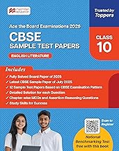 CBSE Class 10 English Literature Sample Test Papers | 2026 Exam Prep | Solved Board Paper 2025 + 12 Practice Papers + MCQs + QR Solutions | Macmillan