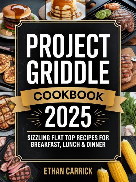 Project Griddle Cookbook: Sizzling Flat Top Recipes for Breakfast Lunch & Dinner