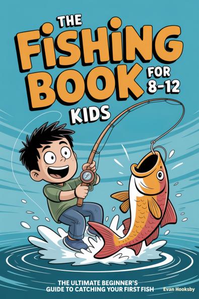 The Fishing Book for Kids 8-12: The Ultimate Beginner's Guide to Catching Your First Fish: A Step-by-Step Handbook on Rods Reels Knots and Bait to Build Confidence and Create Lasting Outdoor Memories
