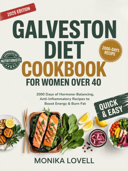 Galveston Diet Cookbook for Women Over 40: 2000 Days of Hormone-Balancing Anti-Inflammatory Recipes to Boost Energy & Burn Fat