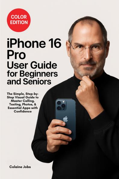 iPhone 16 Pro User Guide for Beginners and Seniors: The Simple Step-by-Step Visual Guide to Master Calling Texting Photos and Essential Apps with Confidence