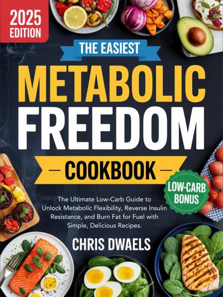 The Easiest Metabolic Freedom Cookbook: The Ultimate Low-Carb Guide to Unlock Metabolic Flexibility Reverse Insulin Resistance and Burn Fat for Fuel with Simple Delicious Recipes
